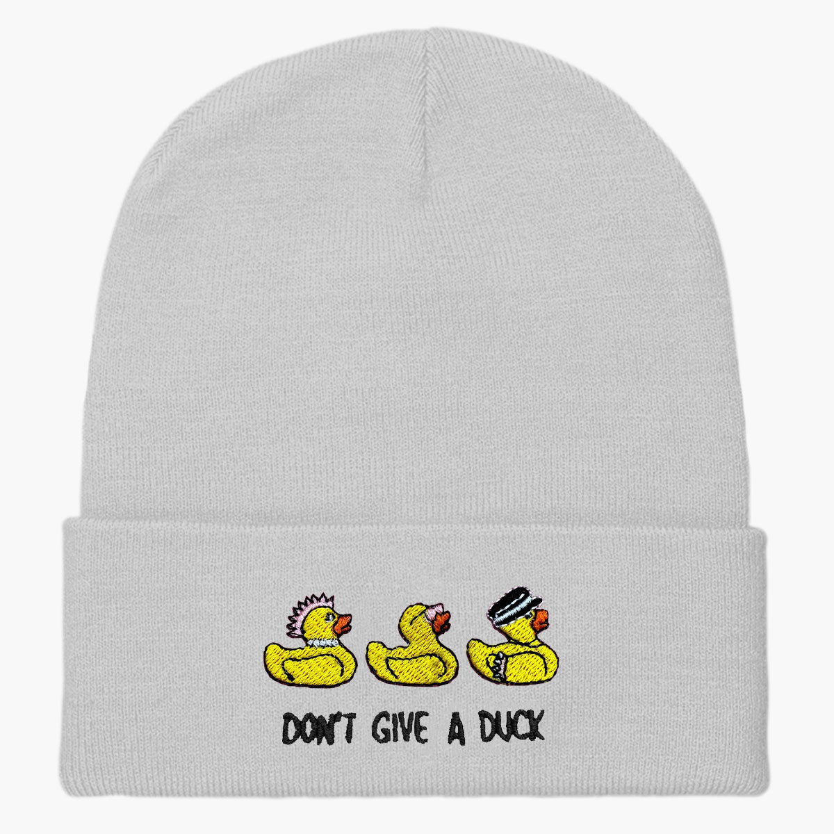 Rubber Ducks Embroidered Beanie