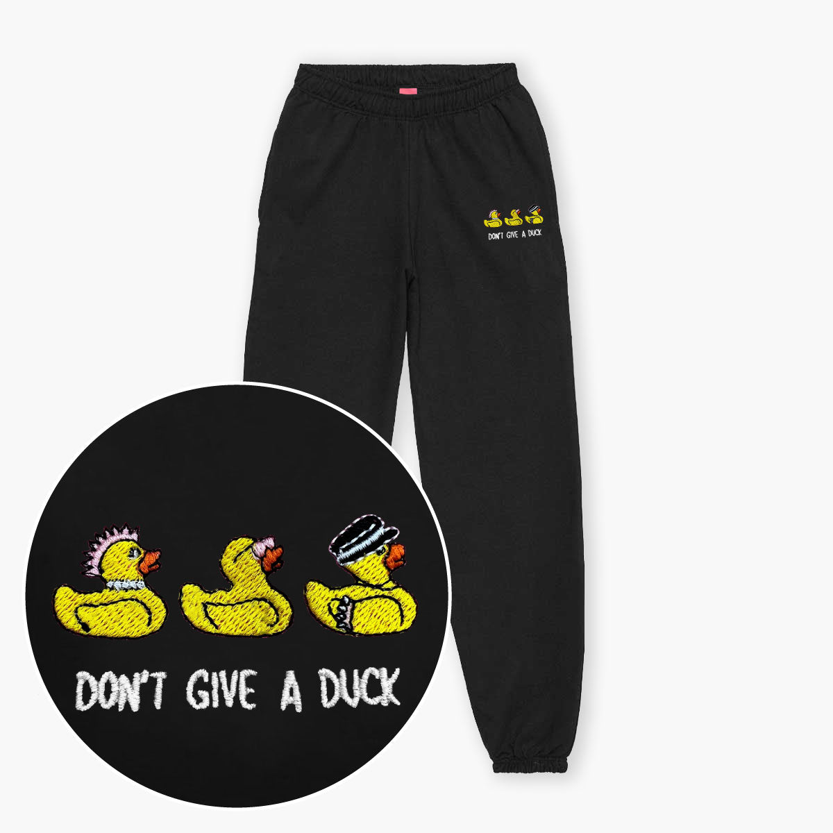 Rubber Ducks Embroidered Joggers (Unisex)