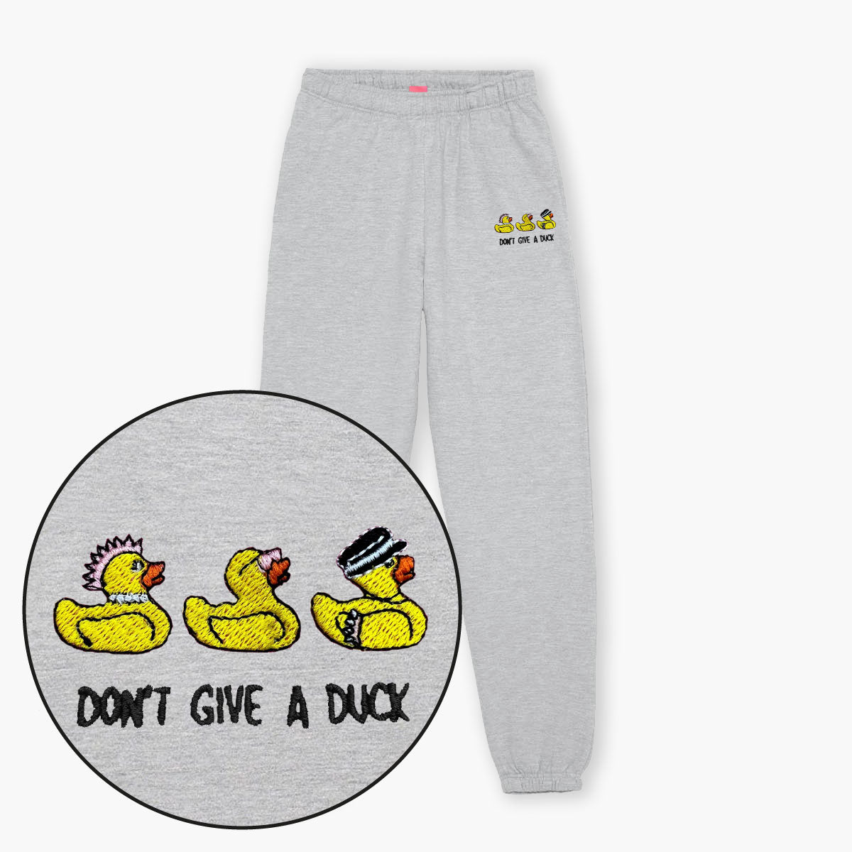Rubber Ducks Embroidered Joggers (Unisex)