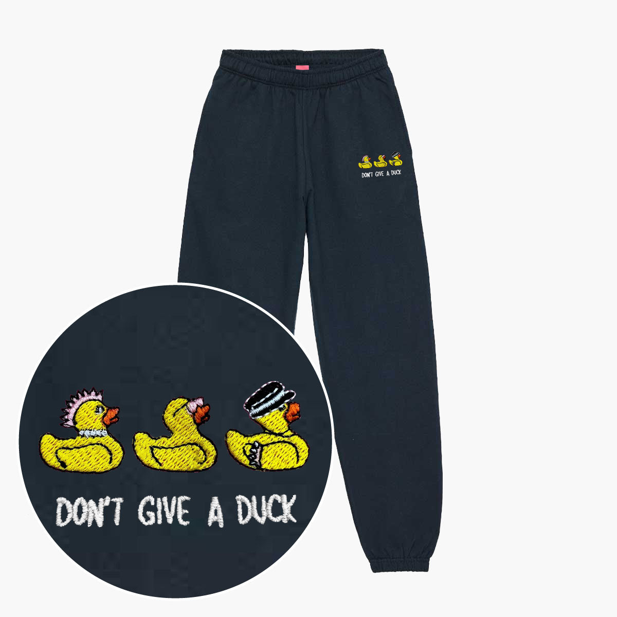 Rubber Ducks Embroidered Joggers (Unisex)
