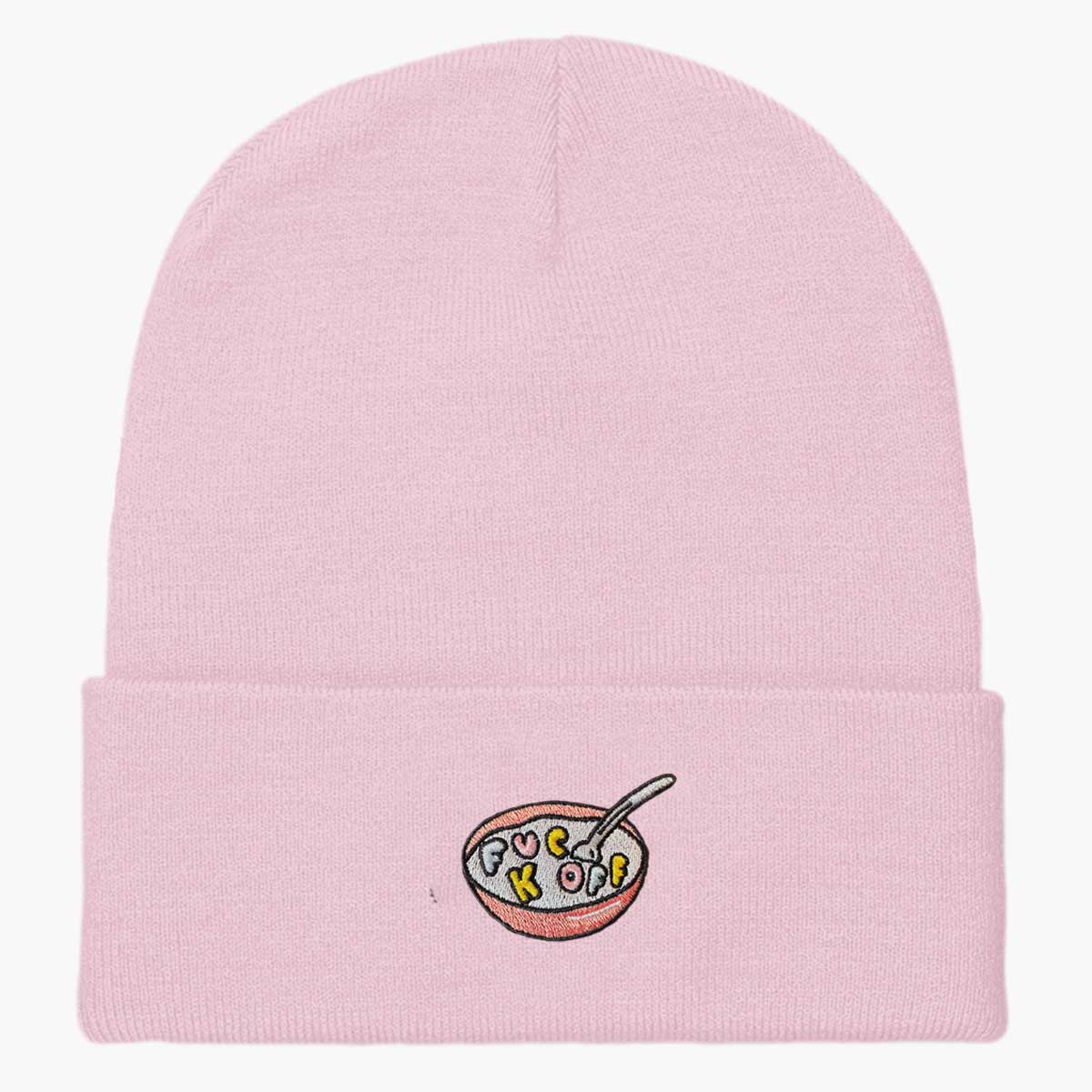 Rude Cereal Embroidered Beanie