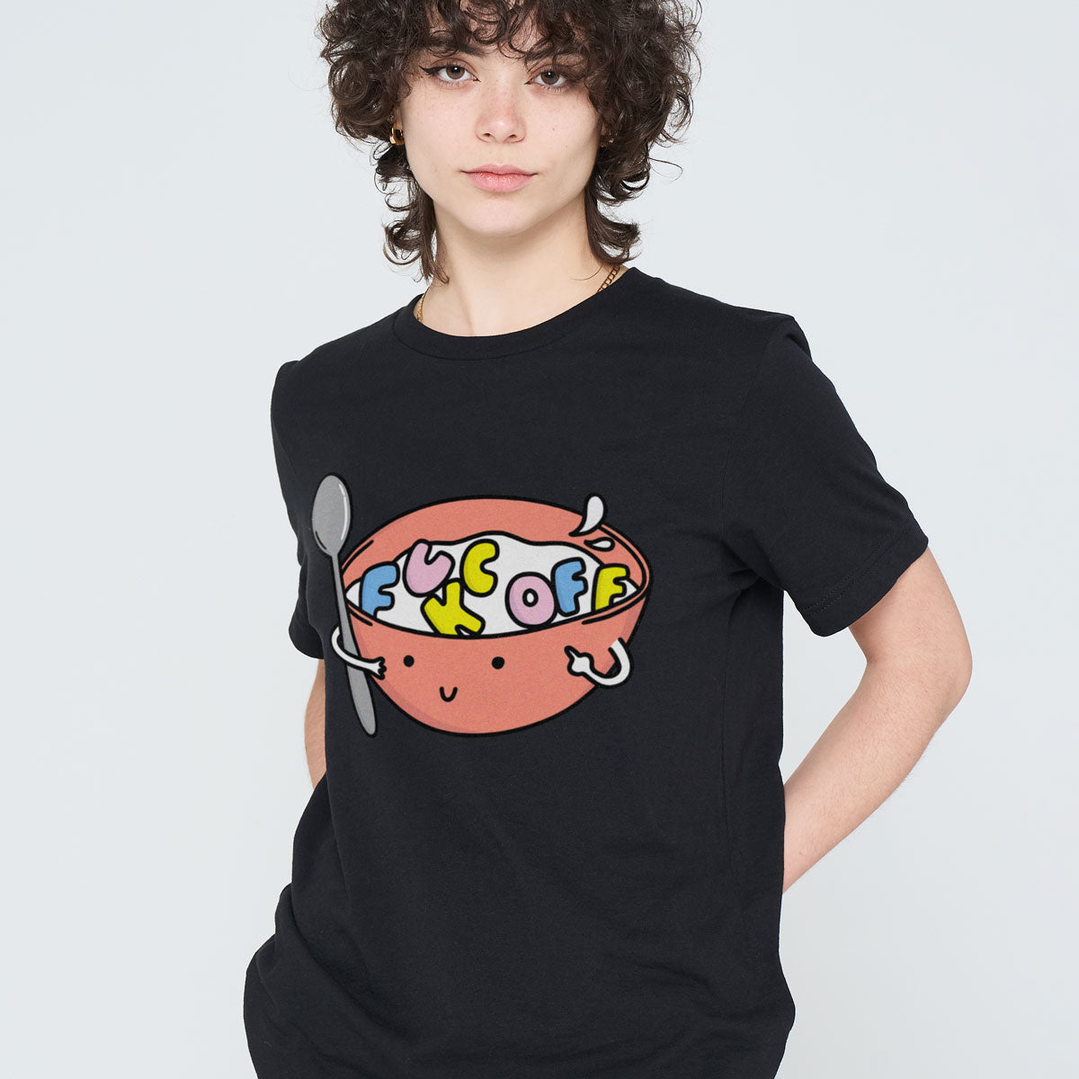 Rude Cereal Full Print T-Shirt (Unisex)