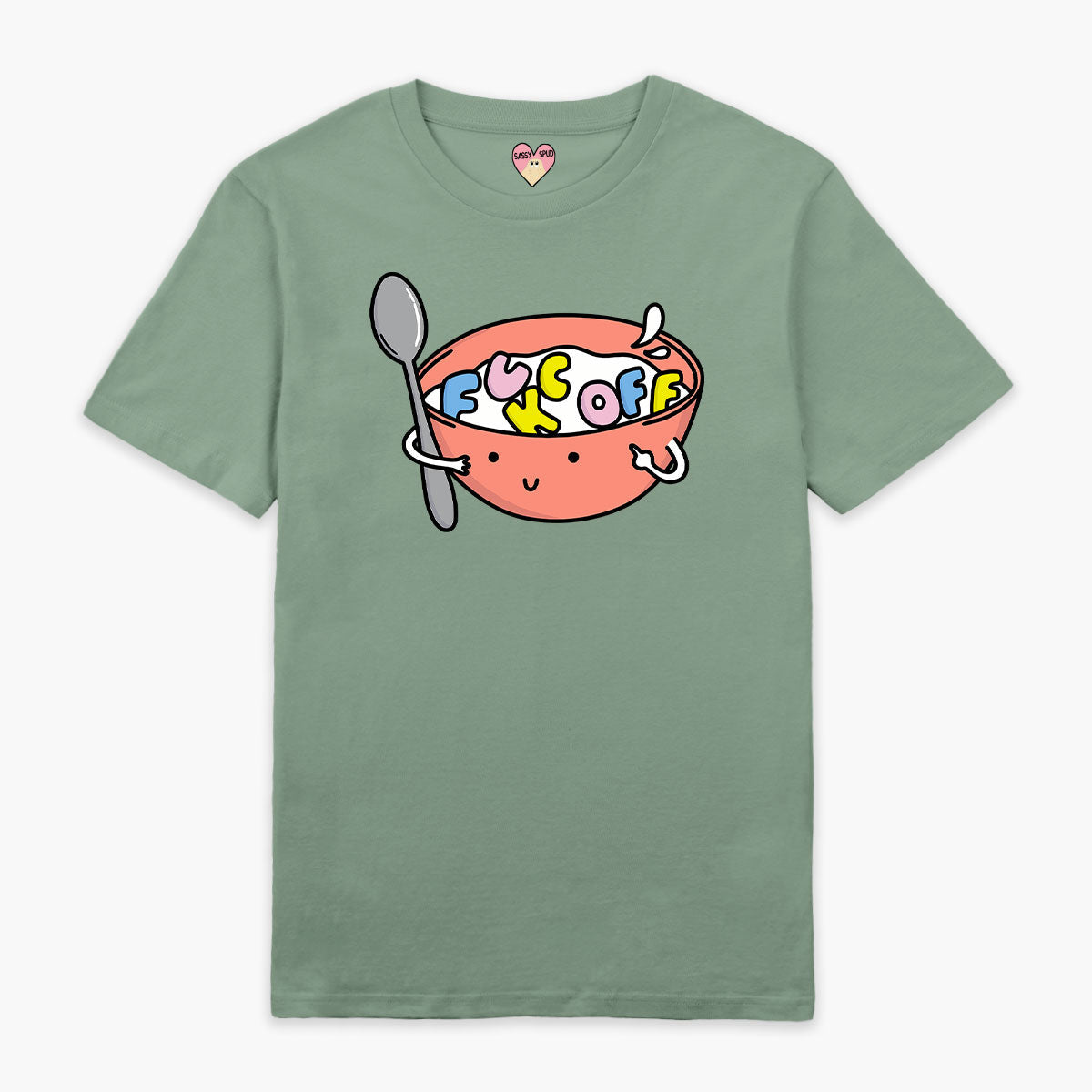 Rude Cereal Full Print T-Shirt (Unisex)