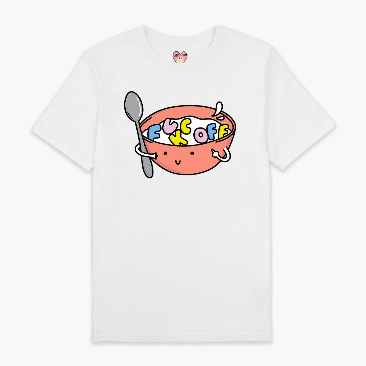 Rude Cereal Full Print T-Shirt (Unisex)