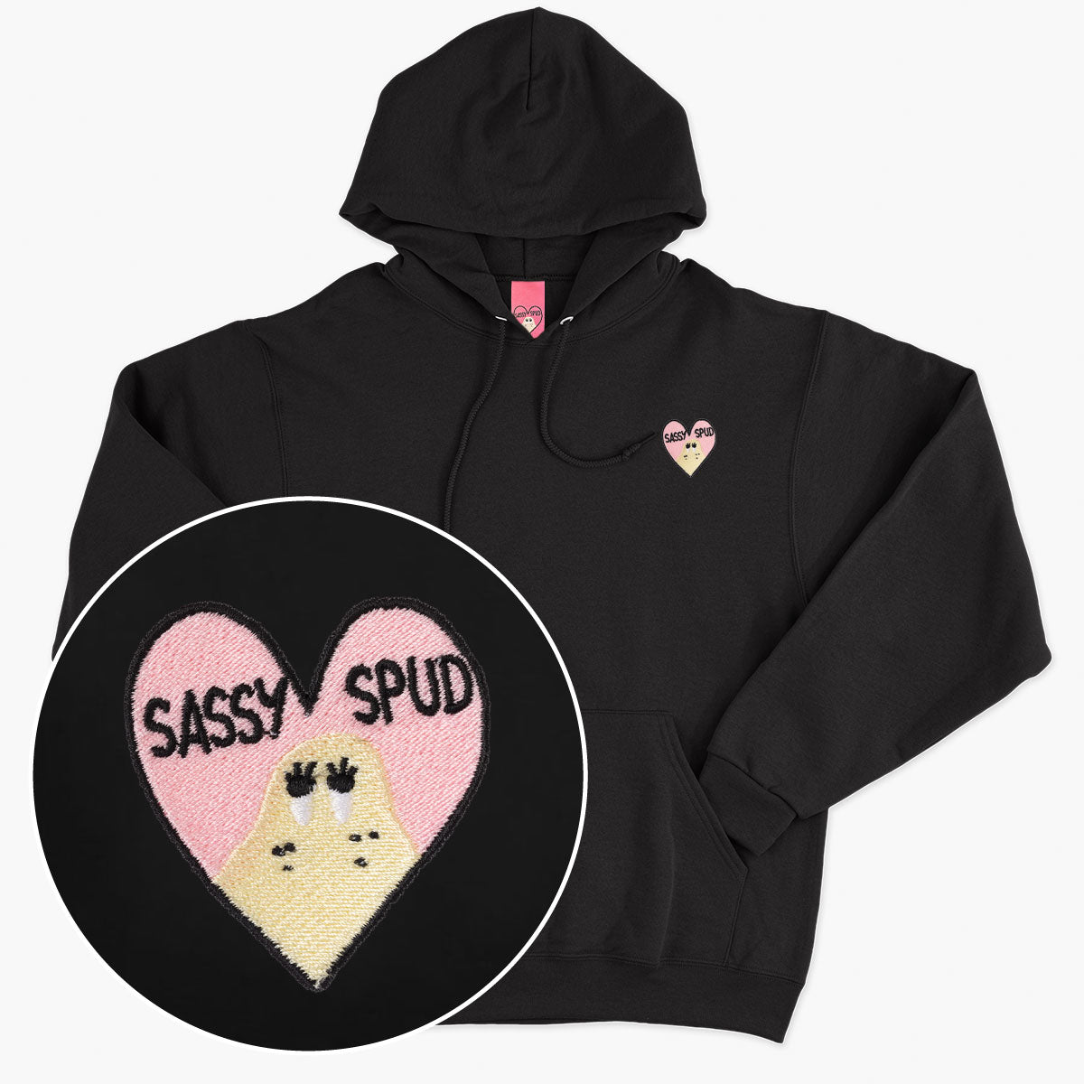Sassy Spud Embroidered Hoodie (Unisex)