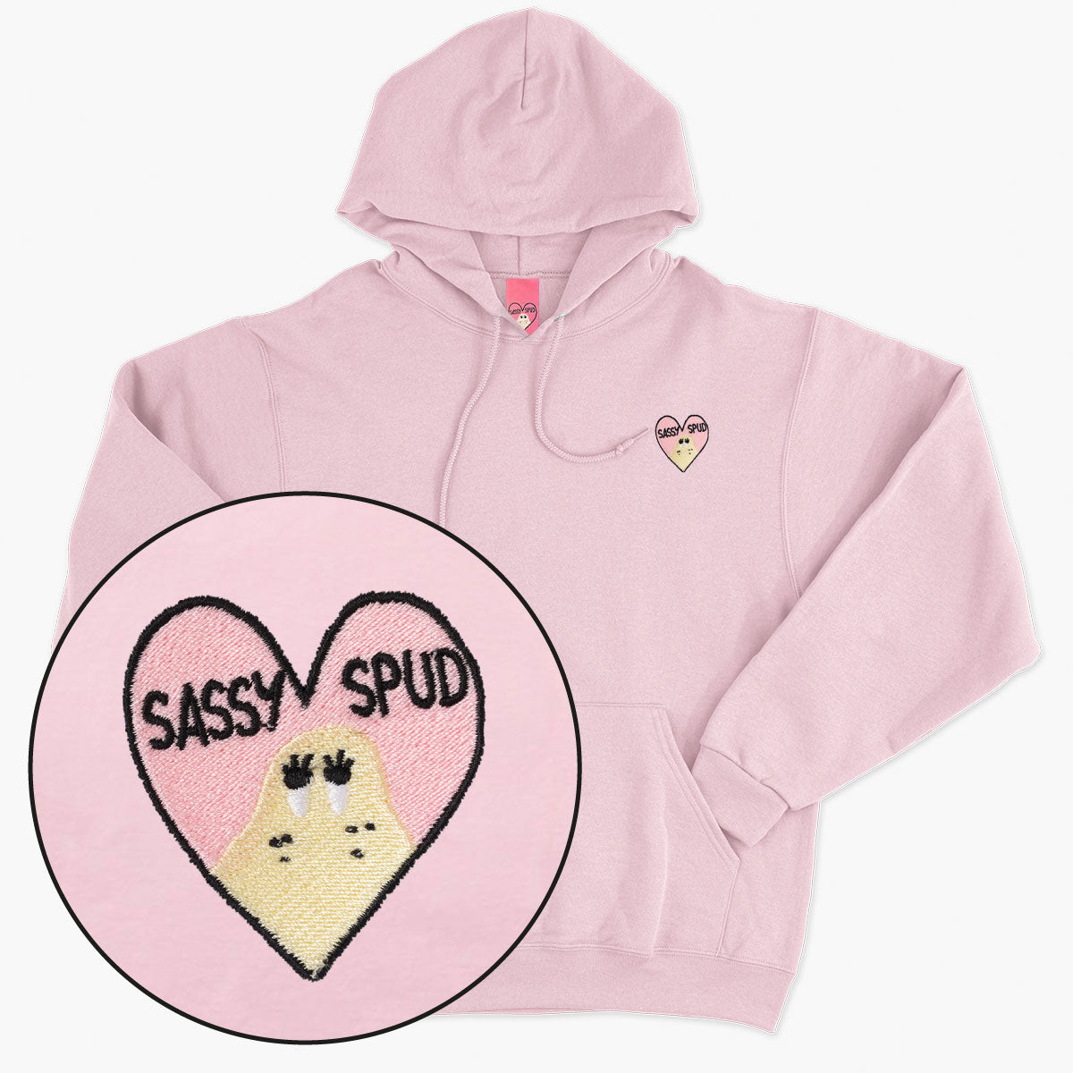 Sassy Spud Embroidered Hoodie (Unisex)