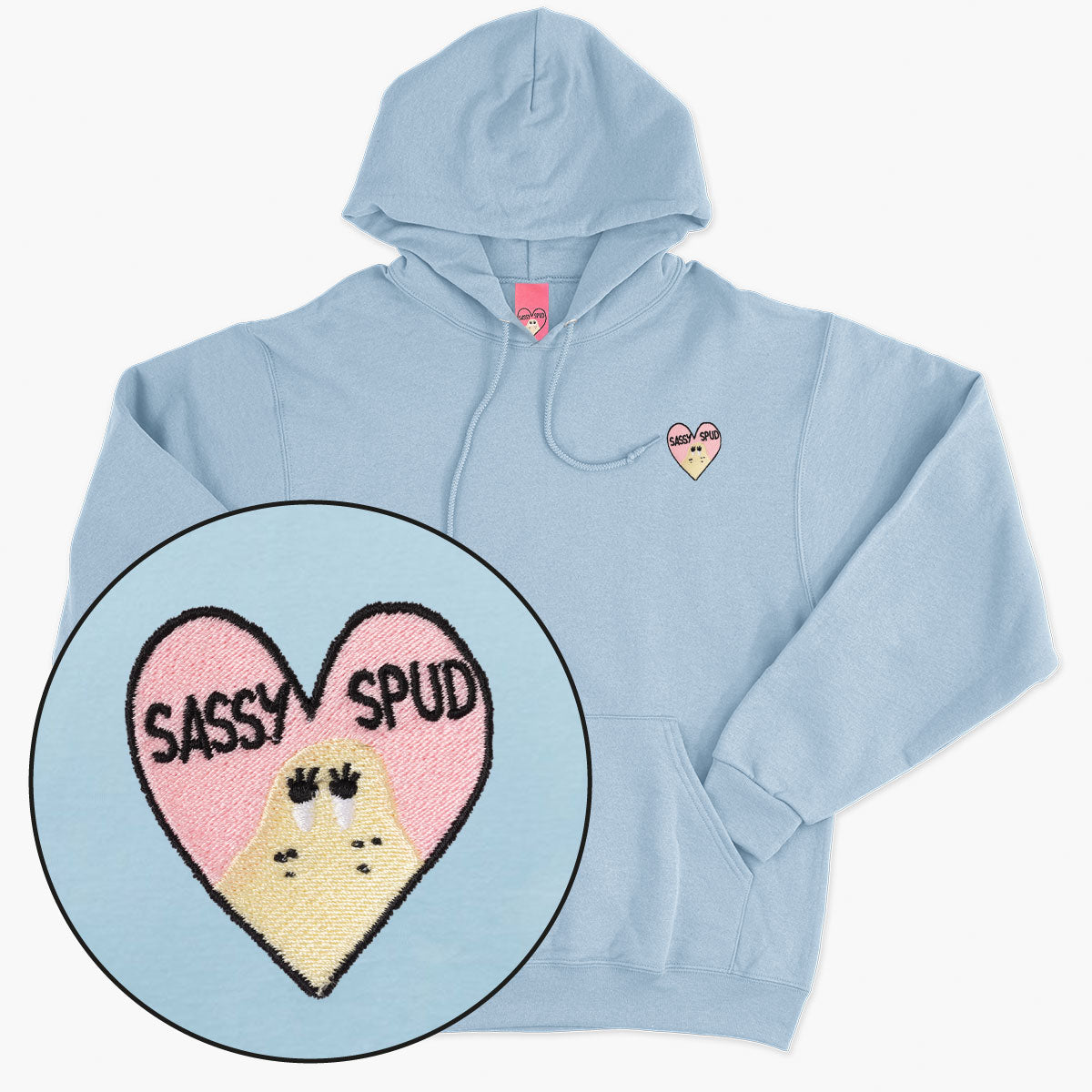 Sassy Spud Embroidered Hoodie (Unisex)