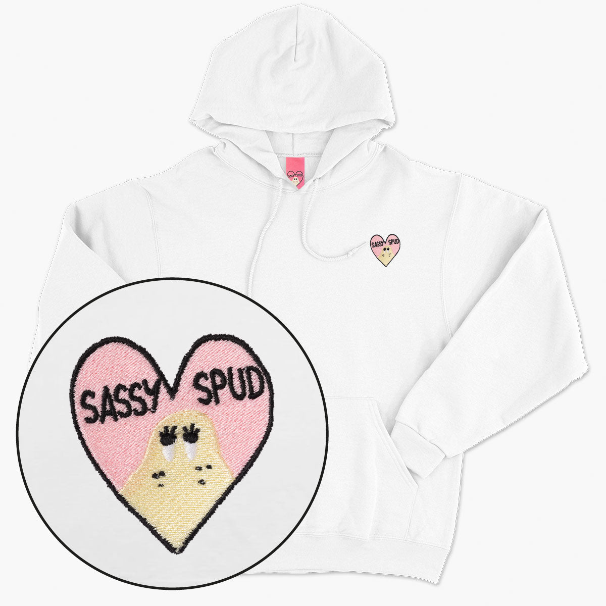Sassy Spud Embroidered Hoodie (Unisex)