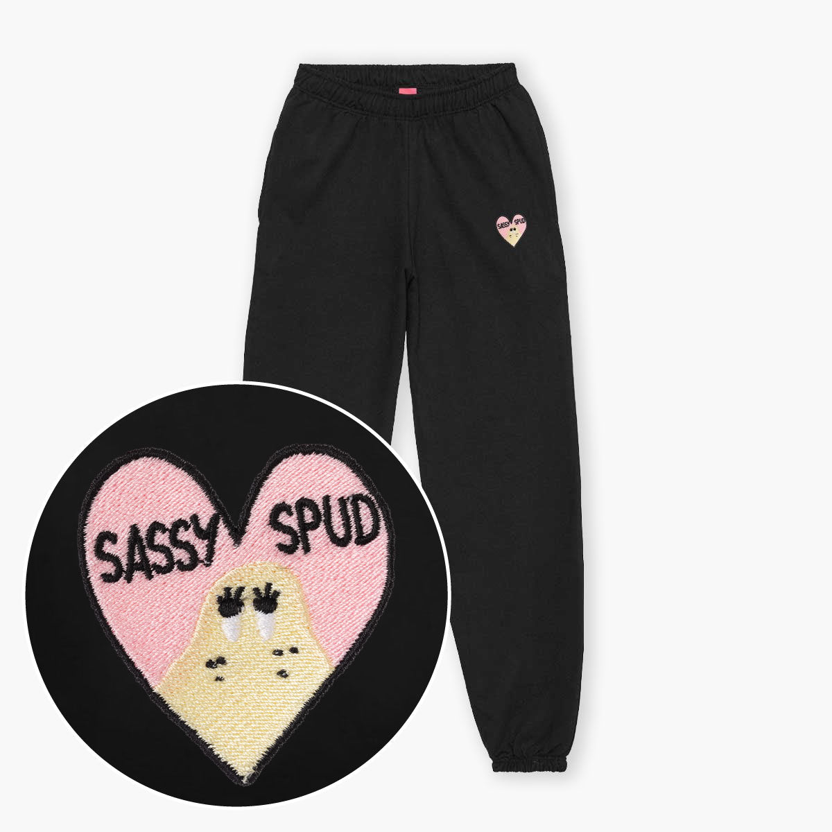 Sassy Spud Embroidered Joggers (Unisex)