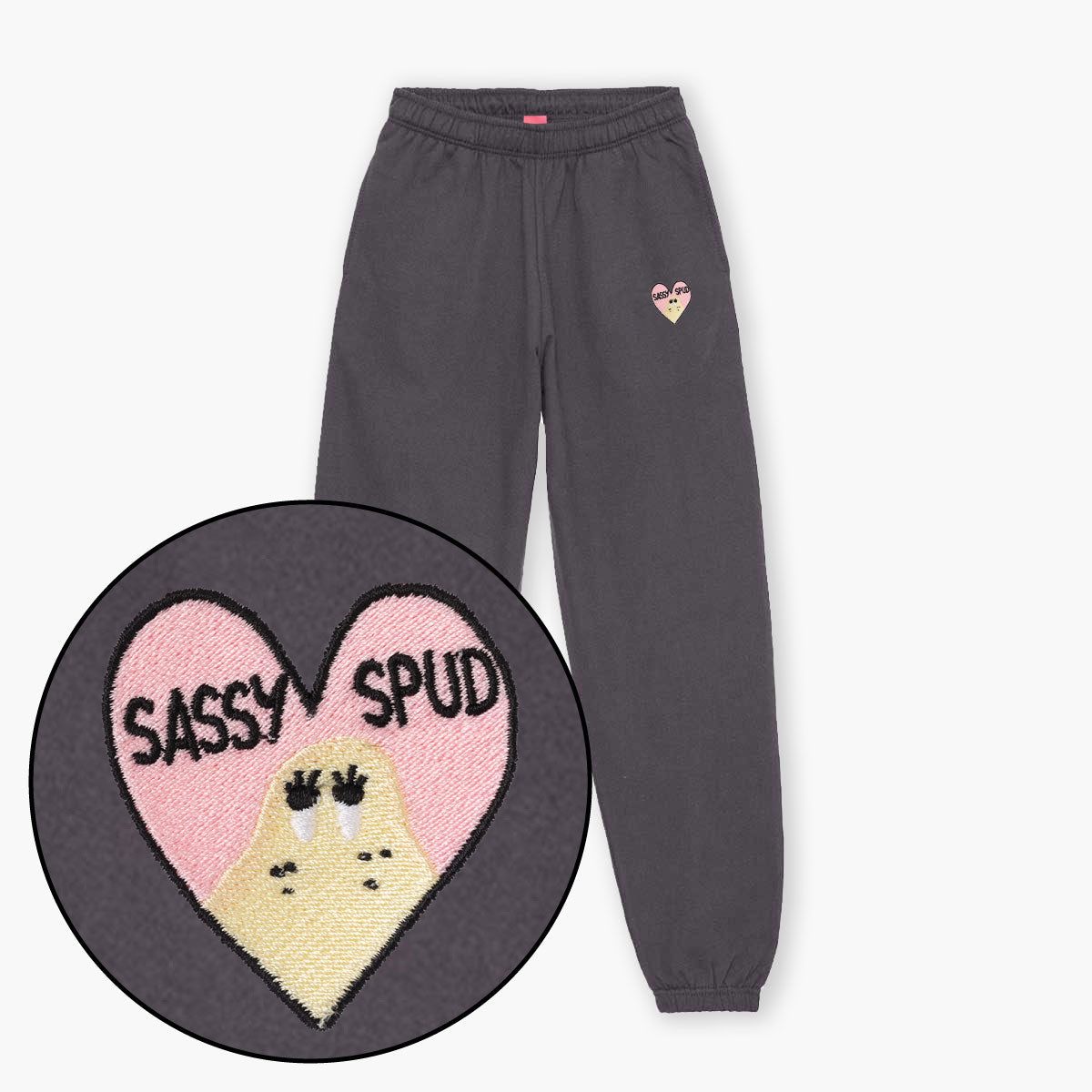 Sassy Spud Embroidered Joggers (Unisex)