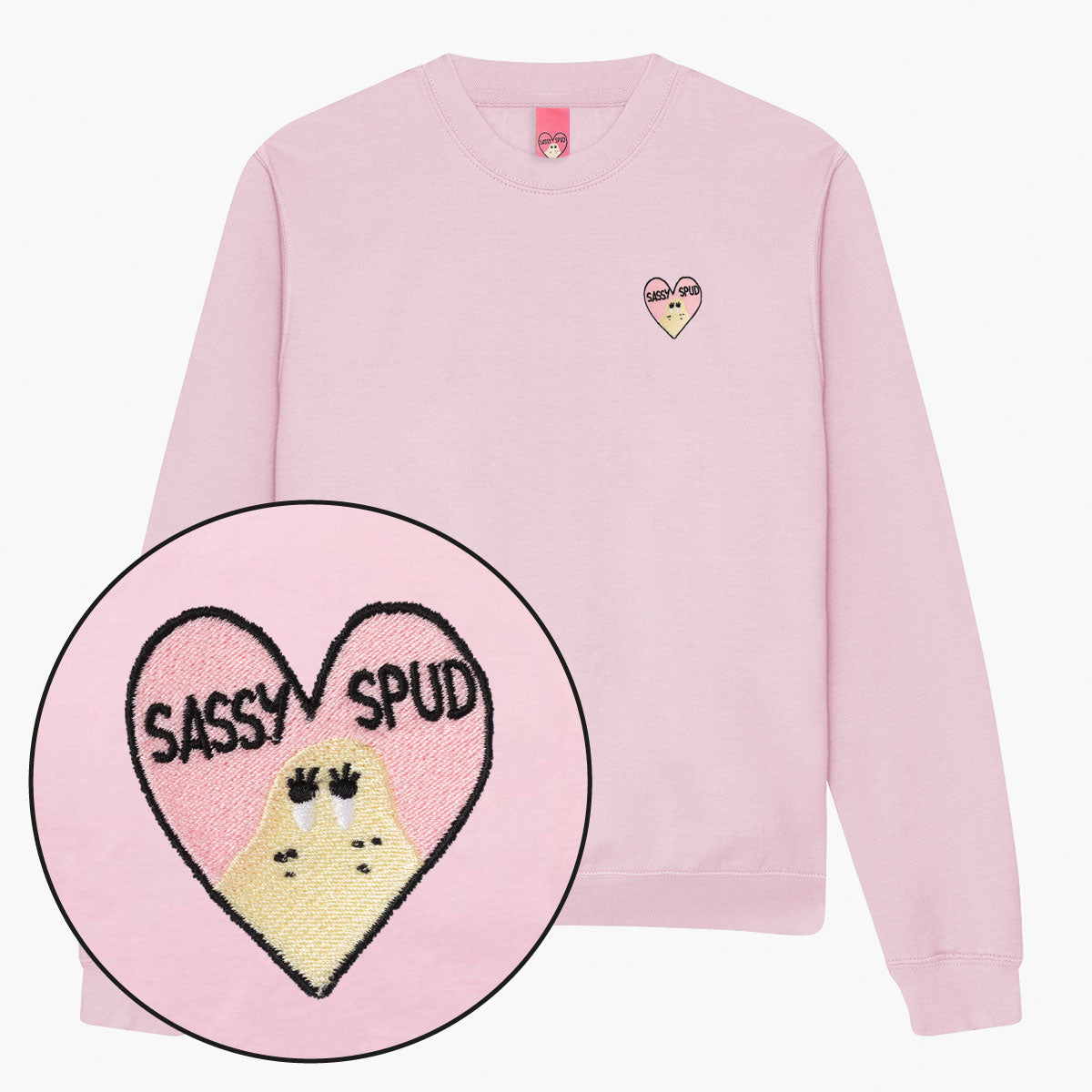 Sassy Spud Embroidered Sweatshirt (Unisex)