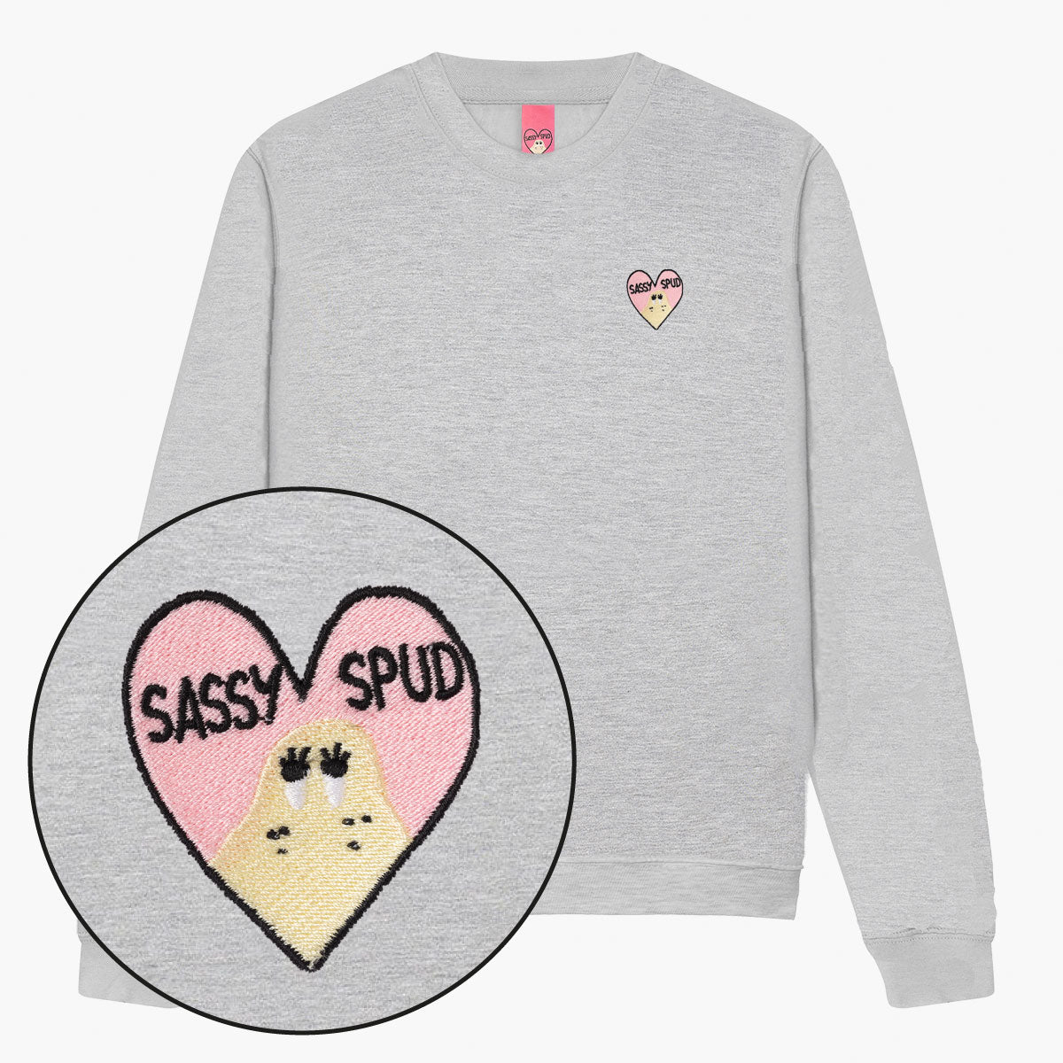 Sassy Spud Embroidered Sweatshirt (Unisex)