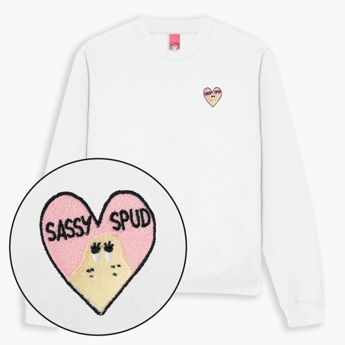 Sassy Spud Embroidered Sweatshirt (Unisex)
