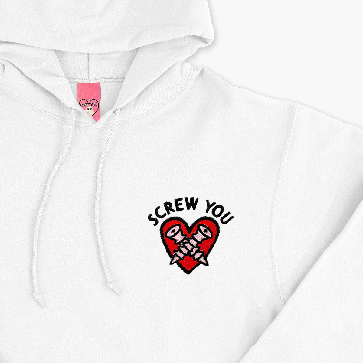 Screw You Embroidered Hoodie (Unisex)