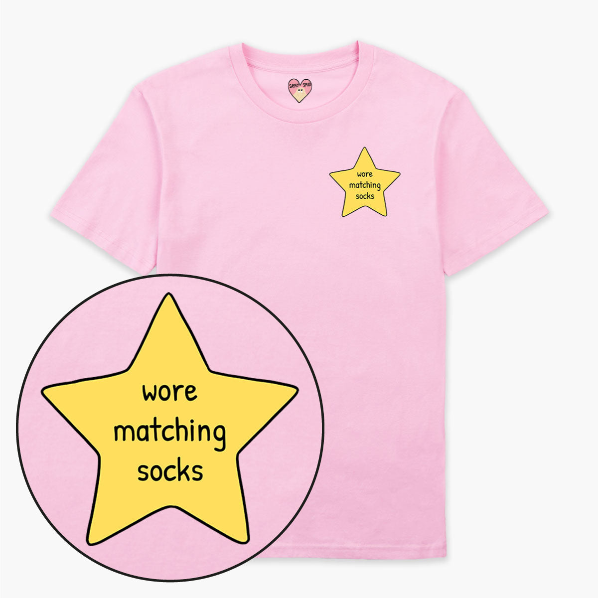 Socks Gold Star T-Shirt (Unisex)