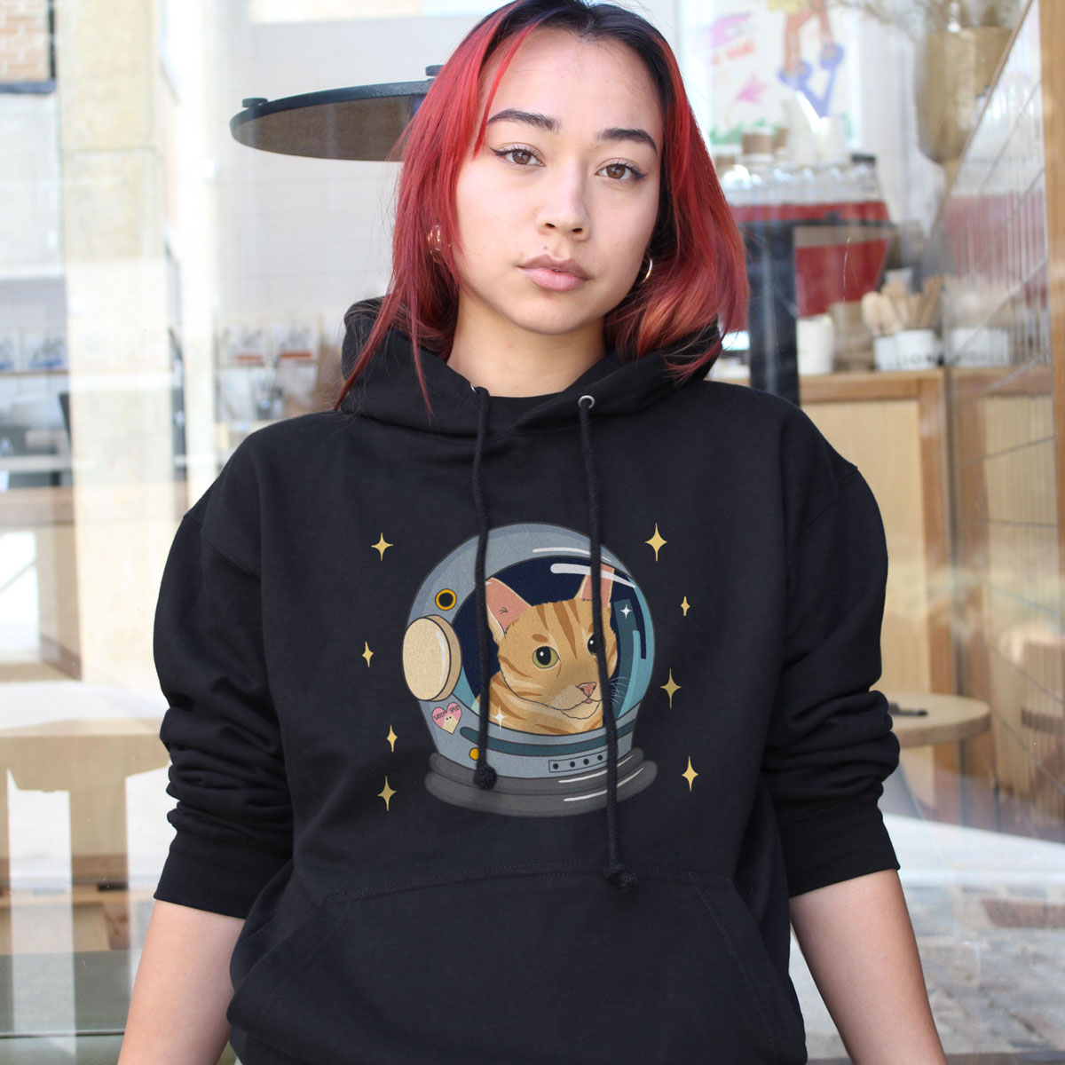 Space Cat Hoodie (Unisex)