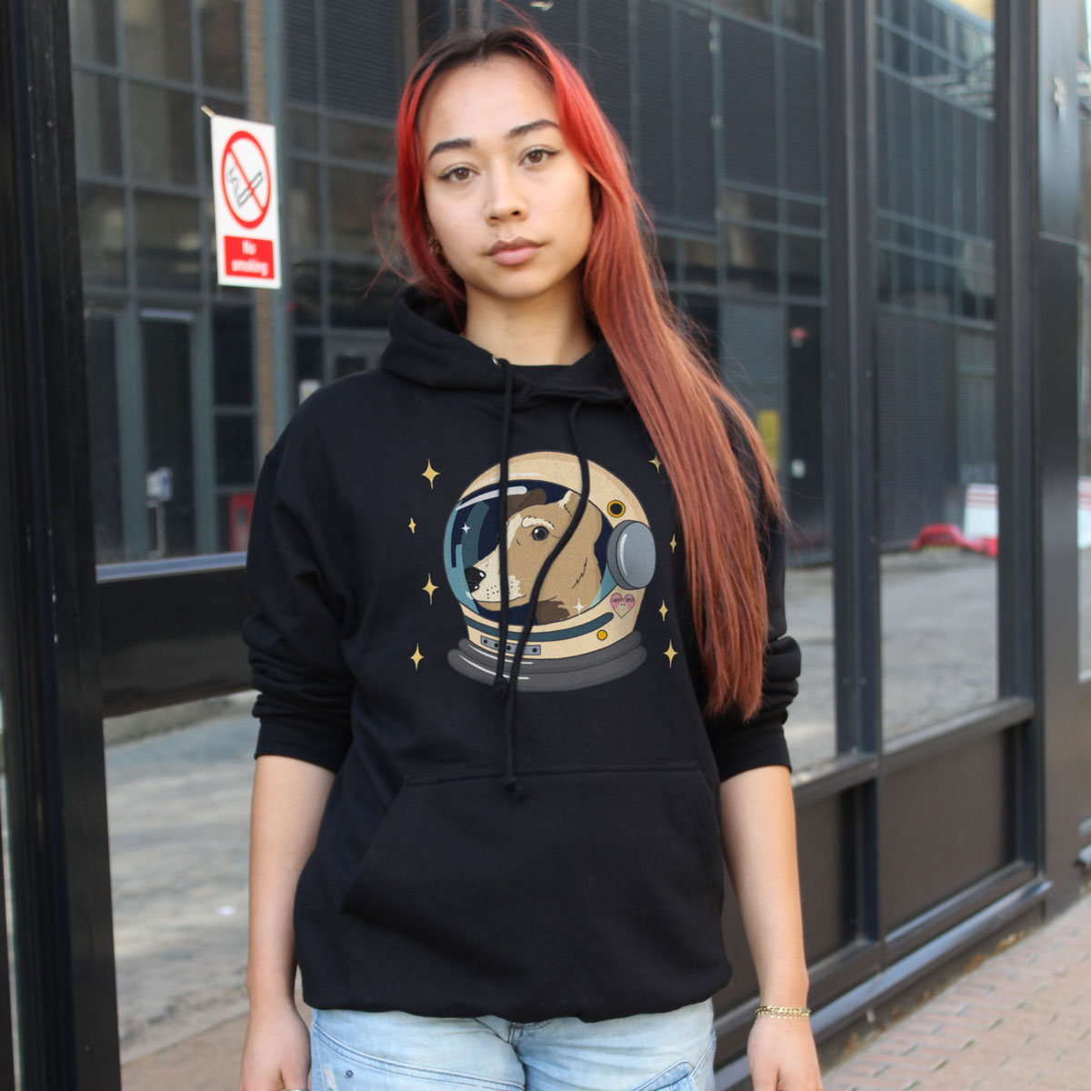 Space Dog Hoodie (Unisex)