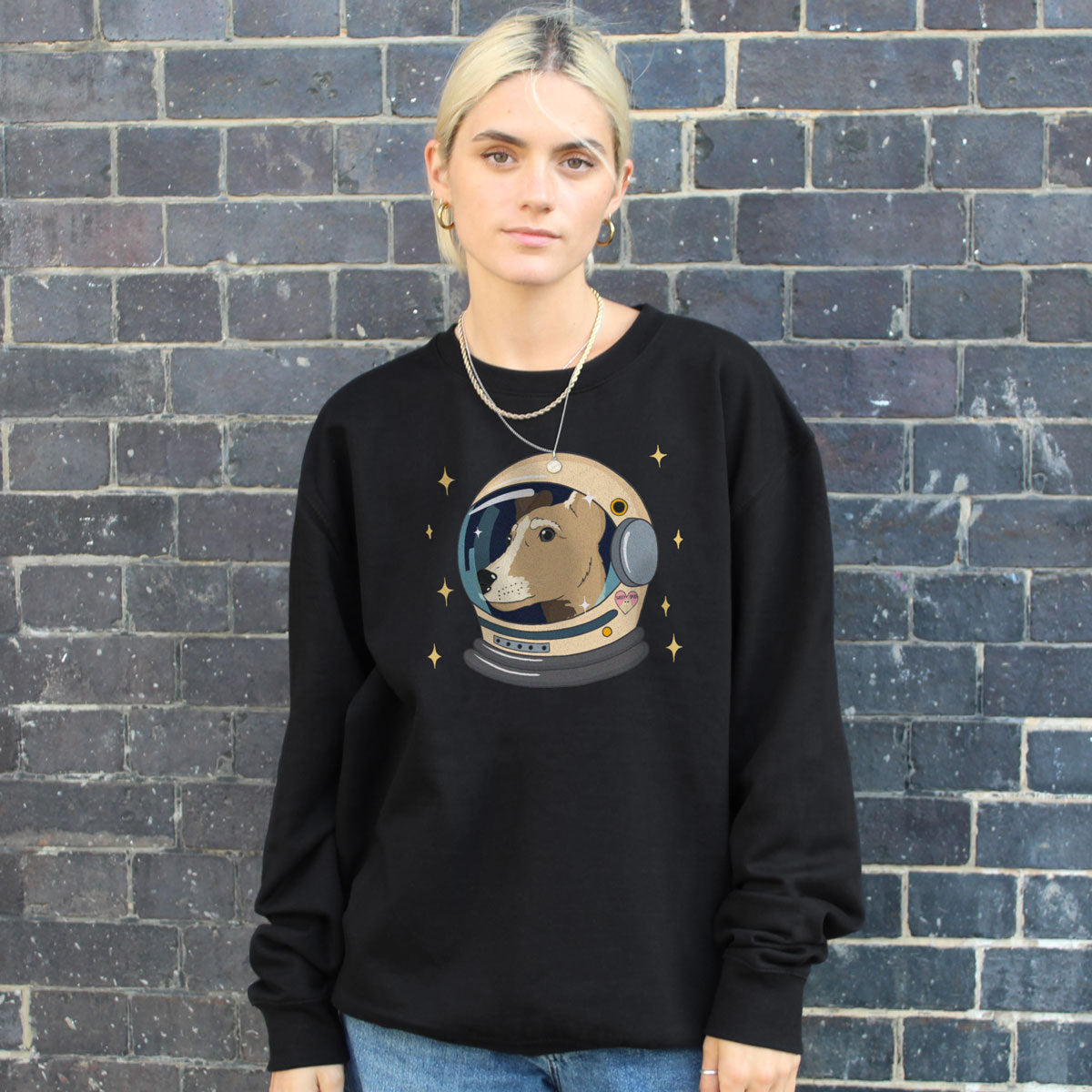 Space Dog Sweatshirt (Unisex)