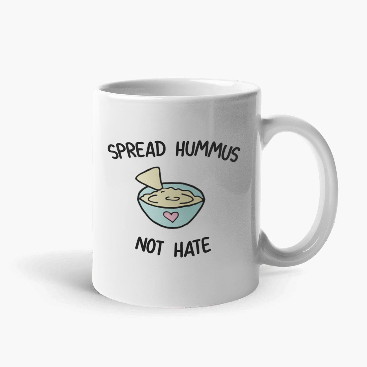 Spread Hummus Not Hate Coffee Mug