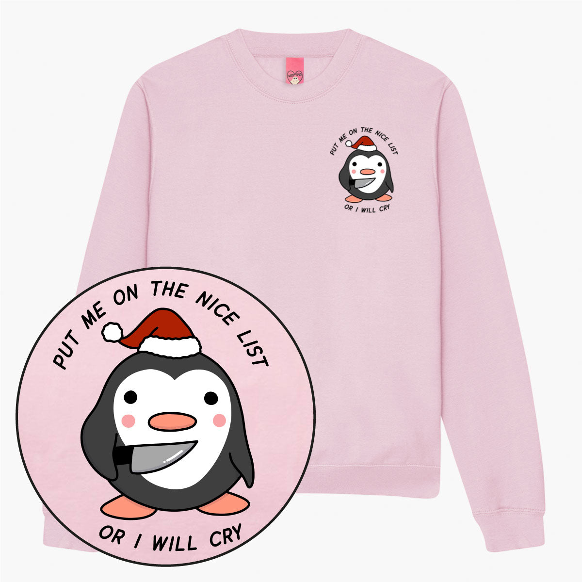 Stabby Penguin Christmas Jumper (Unisex)