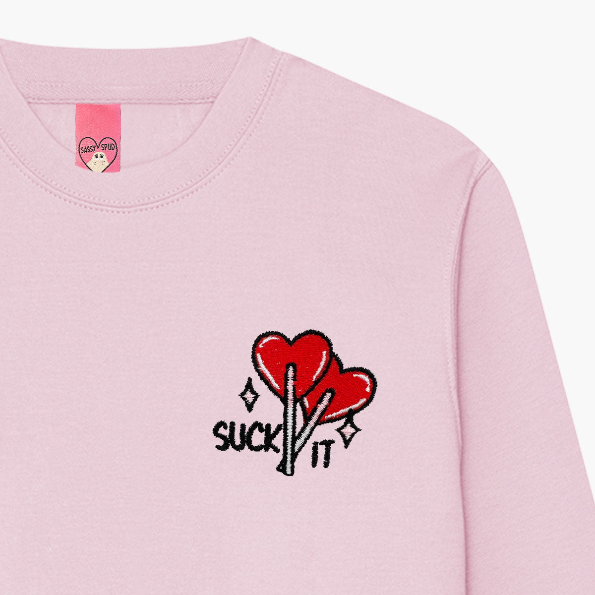 Suck It Lollipop Embroidered Sweatshirt (Unisex)