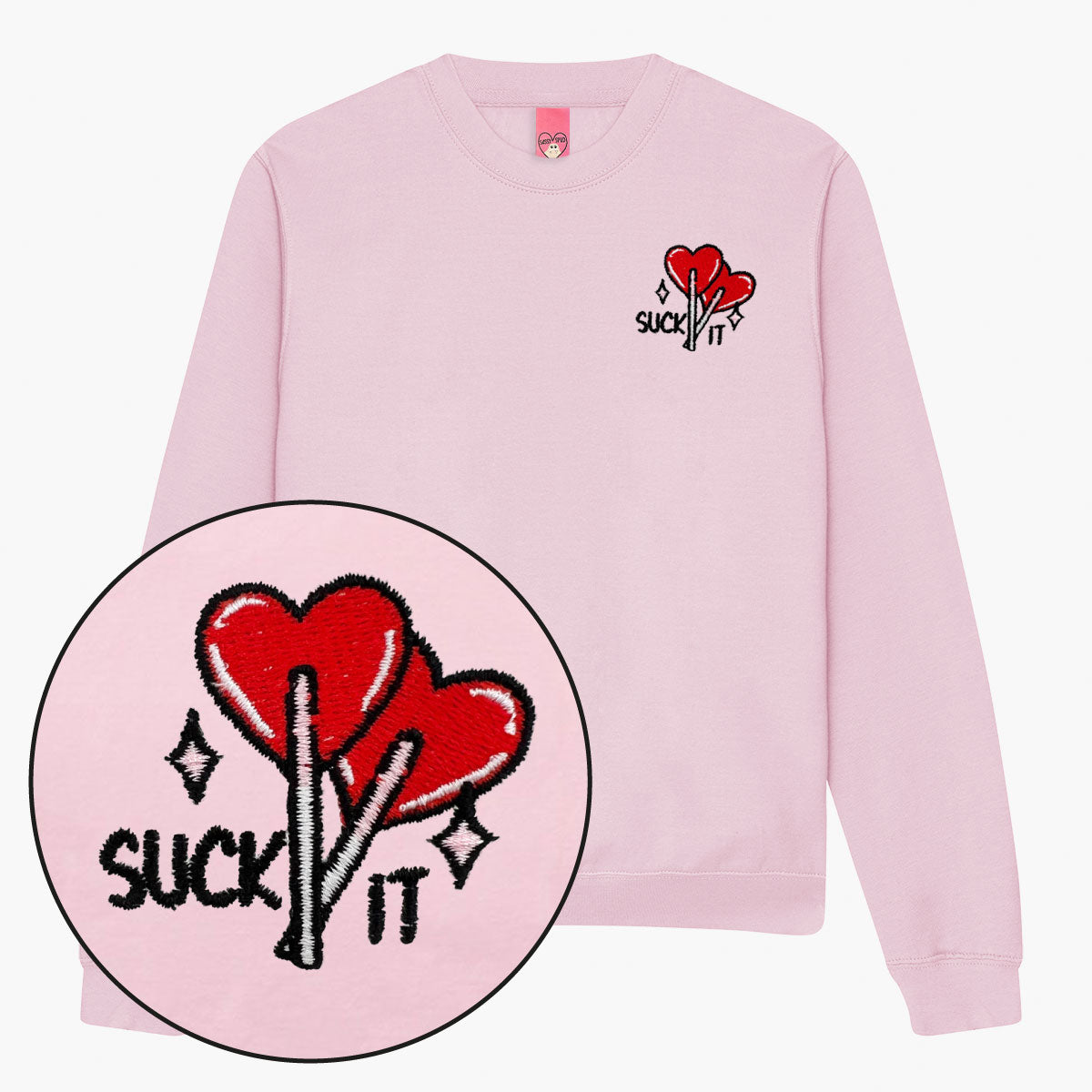 Suck It Lollipop Embroidered Sweatshirt (Unisex)