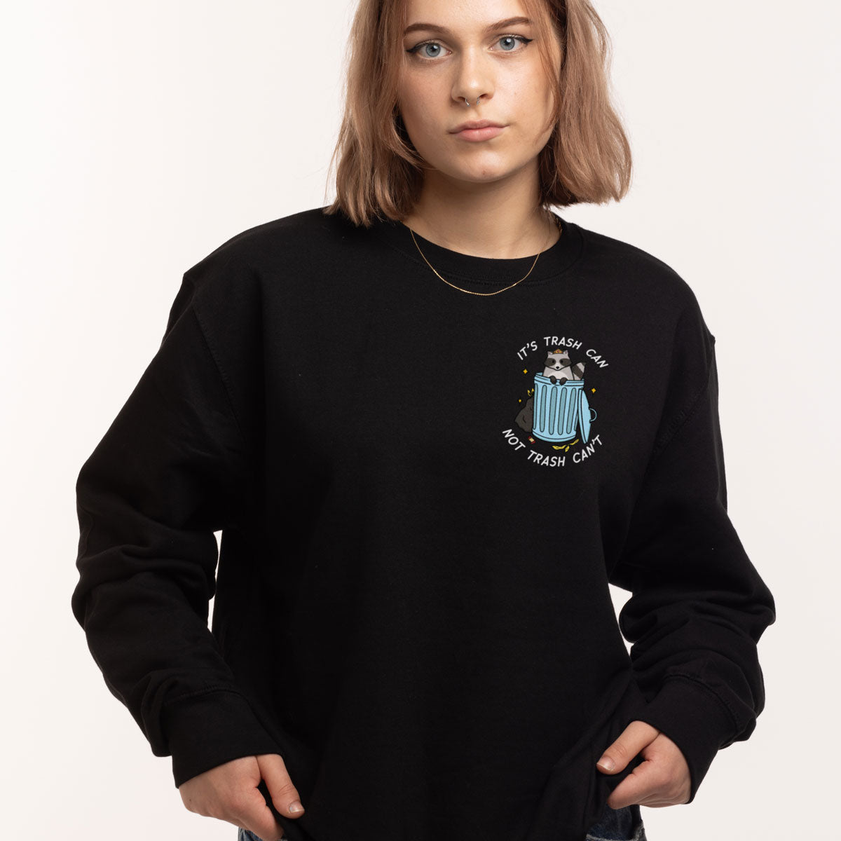 Trash Can Sweatshirt (Unisex)